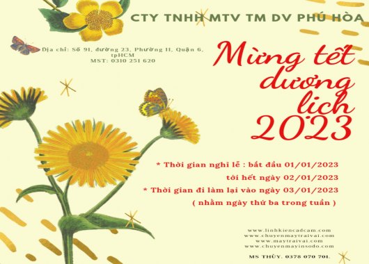 cong-ty-phu-hoa-thong-bao-lich-nghi-tet-duong-lich-2023